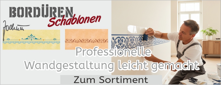 einzigartige Bordüren Schablonen