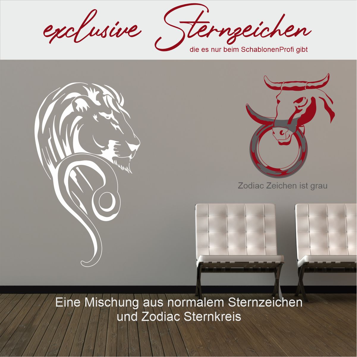 exclusive Sternzeichen Schablonen