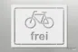 Preview: Fahrrad-Piktogramm-mit-Rahmen-frei_227_by-SchablonenProfi