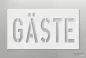 Preview: GÄSTE-Parkplatzschablone_201_by-Schablonenprofi