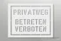 Preview: Strassenmarkierungsschablone-Privatweg-betreten-verboten-241-vom-Schablonenprofi