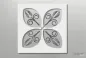 Preview: Ornament-Design-Schablone-J-O017-Schablonenprofi