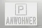 Preview: P-ANWOHNER_Parkplatzschablone_209_by-SchablonenProfi