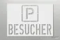 Preview: P-BESUCHER_Parkplatzschablone_210_by-SchablonenProfi