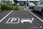 Preview: P-E-AUTO-Ladestelle-Symbol-Parkplatzmarkierungsschablone_231_beispielbild-schablonenprofi
