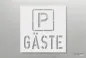 Preview: P-GAESTE_Parkplatzschablone_208_by-SchablonenProfi