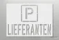 Preview: P-LIEFERANTEN_Parkplatzschablone_218_by-SchablonenProfi