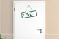 Preview: Türtattoo-WC-Schild-W1989-by-SchablonenProfi Preview: Türtattoo-WC-Schild-W1989-by-SchablonenProfi