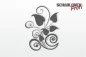 Preview: Wandschablone-Blätterornament-Uschi-W2171_by-SchablonenProfi Preview: Wandschablone-Blätterornament-Uschi-W2171_by-SchablonenProfi