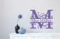 Preview: Wandschablone-Monogram-M-mit-Wunschtext-W2315_by-schablonenprofi Preview: Wandschablone-Monogram-M-mit-Wunschtext-W2315_by-schablonenprofi
