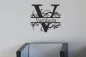 Preview: Wandschablone-Monogram-V-mit-Wunschtext-W2324_by-schablonenprofi Preview: Wandschablone-Monogram-V-mit-Wunschtext-W2324_by-schablonenprofi