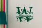Preview: Wandschablone-Monogram-W-mit-Wunschtext-W2325_by-schablonenprofi Preview: Wandschablone-Monogram-W-mit-Wunschtext-W2325_by-schablonenprofi