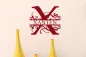 Preview: Wandschablone-Monogram-X-mit-Wunschtext-W2326_by-schablonenprofi Preview: Wandschablone-Monogram-X-mit-Wunschtext-W2326_by-schablonenprofi