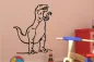 Preview: Wandschablone_Dino_steht_W0045-by-SchablonenProfi Preview: Wandschablone_Dino_steht_W0045-by-SchablonenProfi