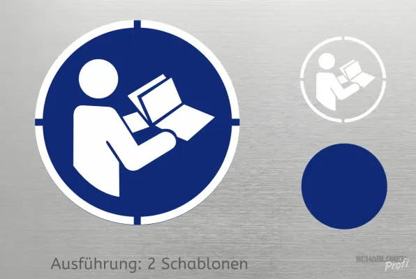 Preview: Anleitung-beachten-Schablone-2-1185-SchablonenProfi