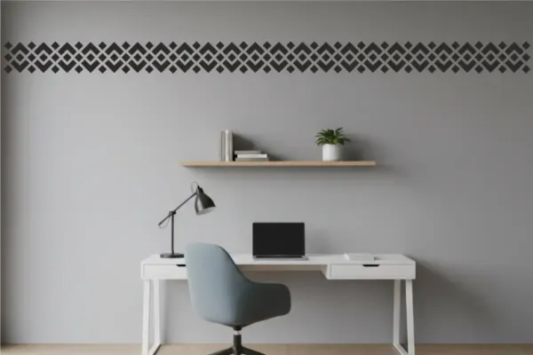 Preview: Art-Motion-Design-Bordürenschablone-J-A101-2_by-Schablonenprofi