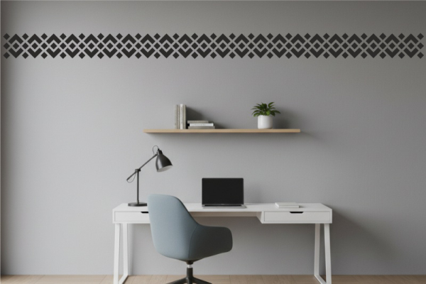 Preview: Art-Motion-Design-Bordürenschablone-J-A101-2_by-Schablonenprofi