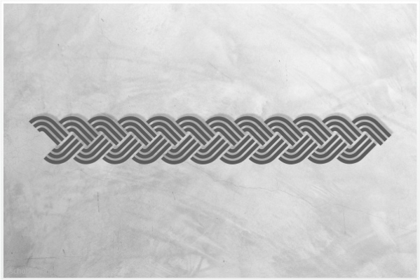 Preview: Art & Motion Bordüren Schablone A109