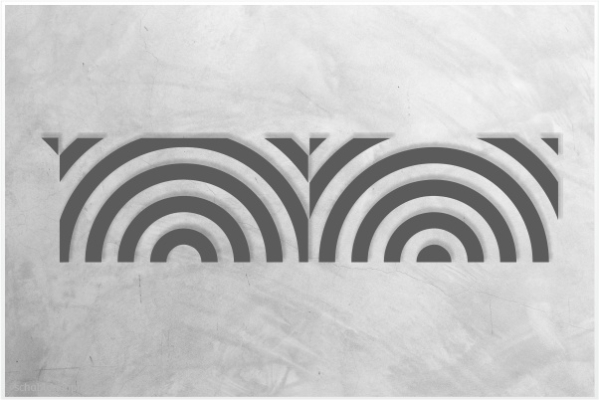 Preview: Art & Motion Bordüren Schablone A110