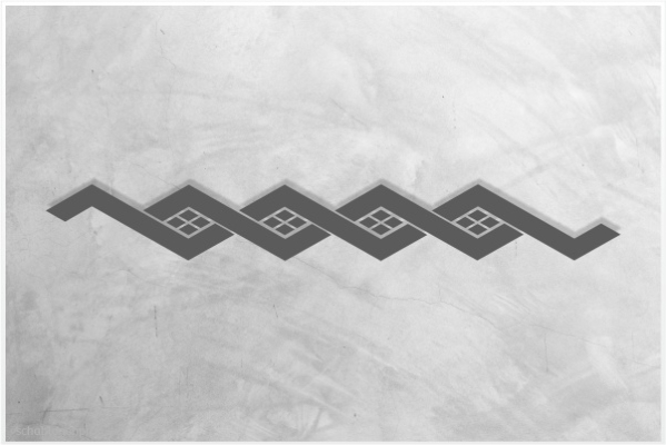 Preview: Art & Motion Bordüren Schablone A112