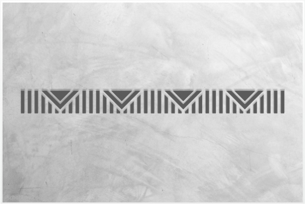 Preview: Art & Motion Bordüren Schablone A113