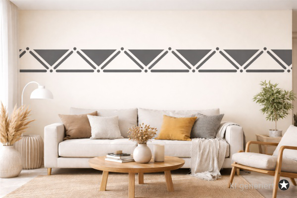 Preview: Art-Motion-Design-Bordürenschablone-J-A121-2_by-Schablonenprofi