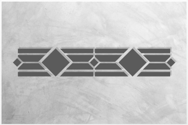 Preview: Art & Motion Bordüren Schablone A127