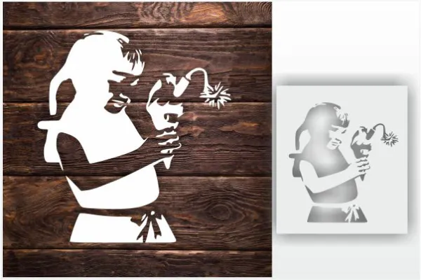 Banksy-Icecream-Girl-1131_SchablonenProfi