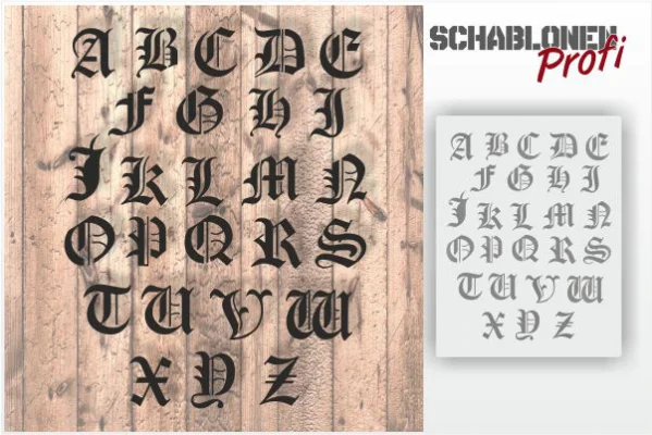 Buchstaben-Schablone-B08-SchablonenProfi