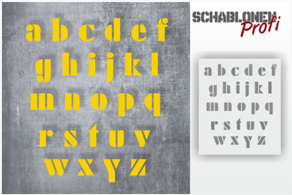 Buchstaben-Schablone-B09