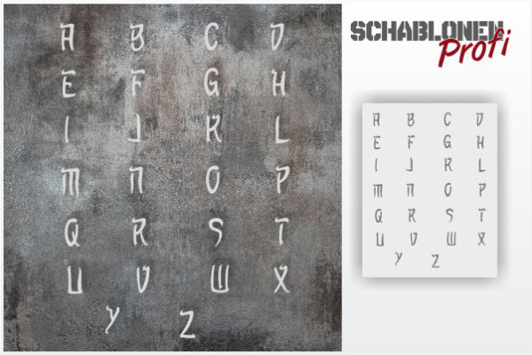 Buchstaben-Schablone-B11
