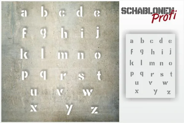Buchstaben-Schablone-B18