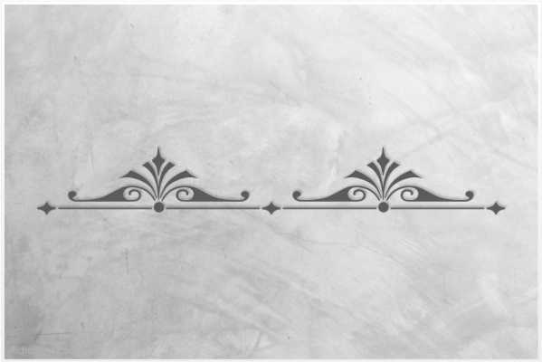 Preview: Classic-Bordüre-C0101_by-SchablonenProfi