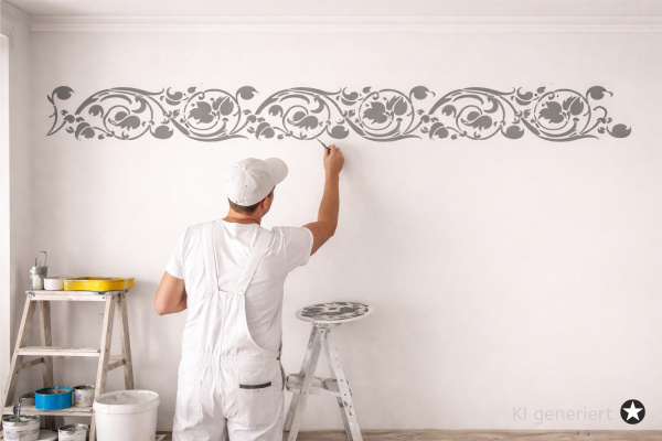 Preview: Classic-Bordüre-C0106-3_by-SchablonenProfi