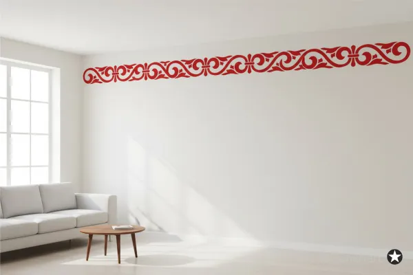 Classic-Bordüren Schablone-C0121-2_by-SchablonenProfi