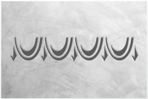 Preview: Classic-Bordüre-C0129_by-SchablonenProfi