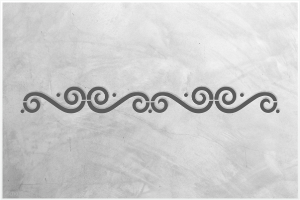 Preview: Classic-Bordüre-C0136_by-SchablonenProfi