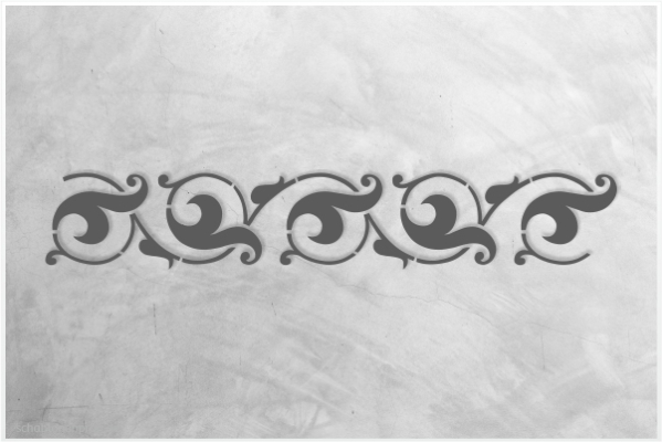 Preview: Classic-Bordüre-C0137_by-SchablonenProfi