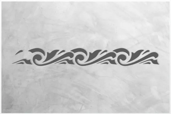 Classic-Bordüre-C0142_by-SchablonenProfi