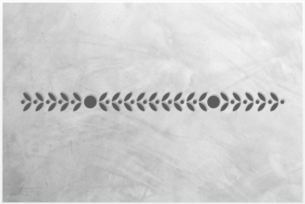 Preview: Classic-Bordüre-C0143_by-SchablonenProfi