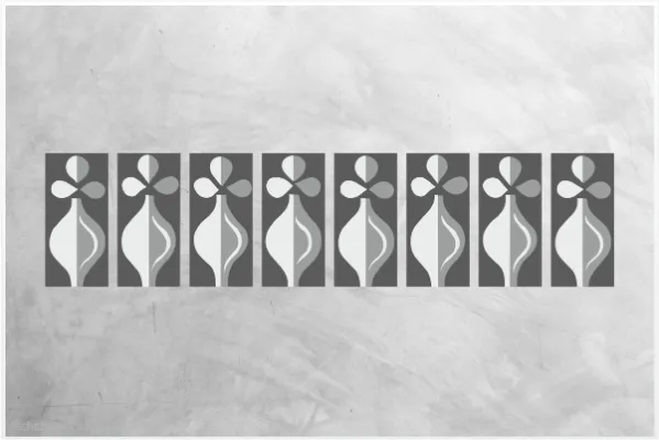 Classic-Bordüre-C0145_by-SchablonenProfi