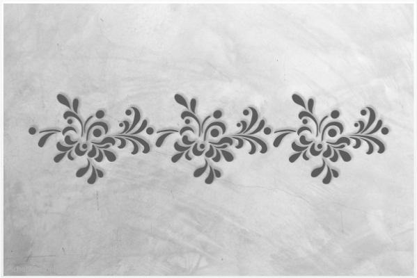 Preview: Classic-Bordüre-C0146_by-SchablonenProfi