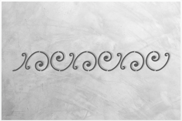 Preview: Classic-Bordüre-C0148_by-SchablonenProfi