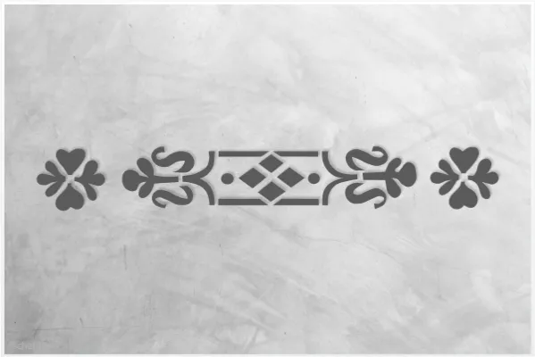 Classic-Bordüre-C0149_by-SchablonenProfi