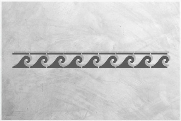 Preview: Classic-Bordüre-C0111_by-SchablonenProfi