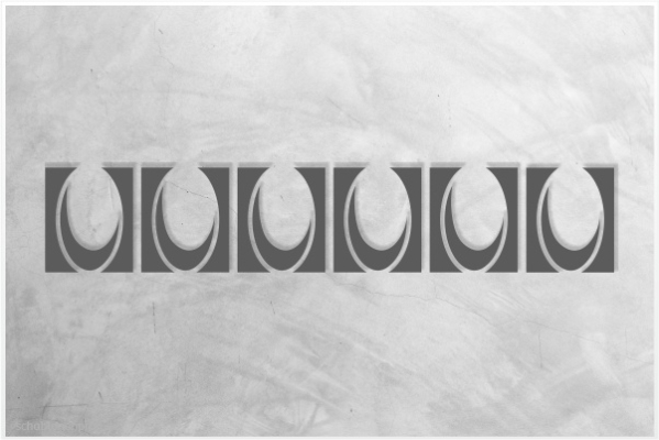 Preview: Classic-Bordüre-C0119_by-SchablonenProfi