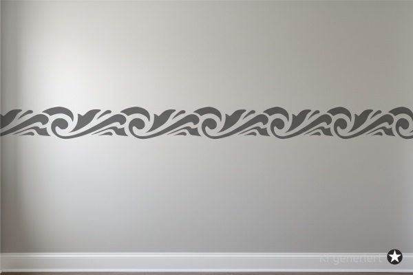 Preview: Classic Bordüren Schablone C0142