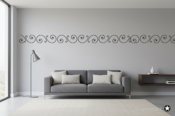 Preview: Classic Bordüren Schablone C0148