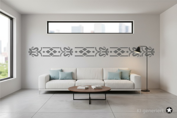 Preview: Classic Bordüren Schablone C0149