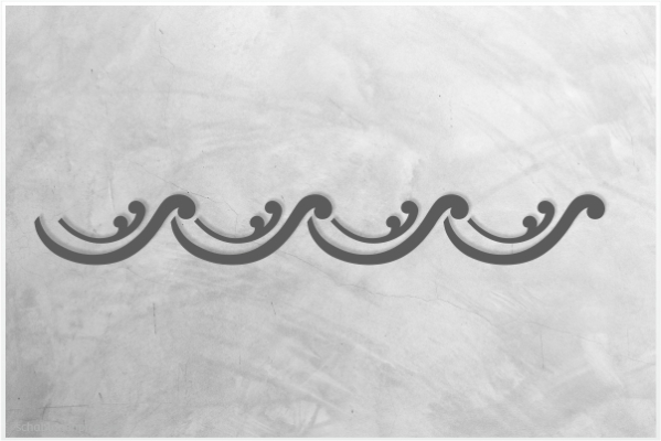 Preview: Classic-Bordüre-C0154_by-SchablonenProfi